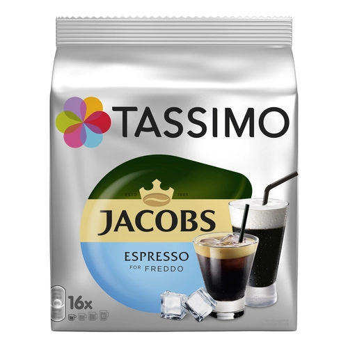 Jacobs Καφές Κάψουλες Tassimo Espresso For Freddo 9grX16TMX 144gr