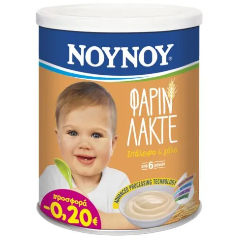 Νουνού Κρέμα Φαρίνα Λακτέ 300gr (-0,20€)