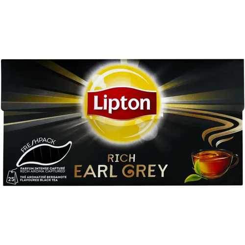 Lipton Τσάι Φακελάκι Rich Earl Grey 25τμχ 40gr