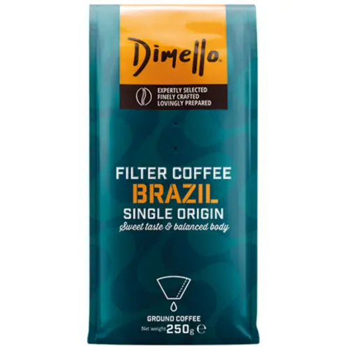 Dimello Καφές Φίλτρου Brazil 250gr