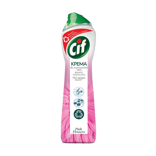Cif Κρέμα Καθαρισμού Pink Flowers 500ml