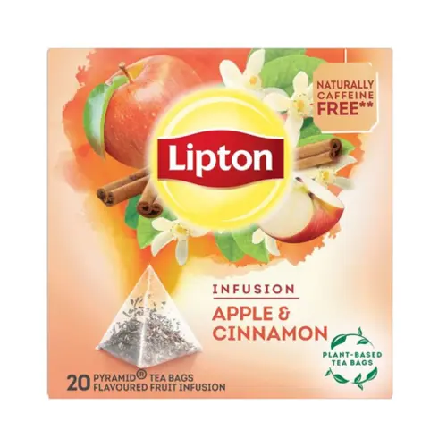 Lipton Τσάι Πυραμίδα Apple & Cinnamon 20τμχ 44gr