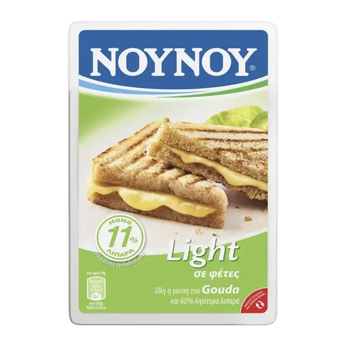 Νουνού Gouda Σε Φέτες Light 11 % 175gr