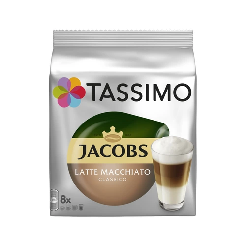 Jacobs Καφές Κάψουλες Tassimo Latte Macchiato Caramel 7gr8TMX 268gr
