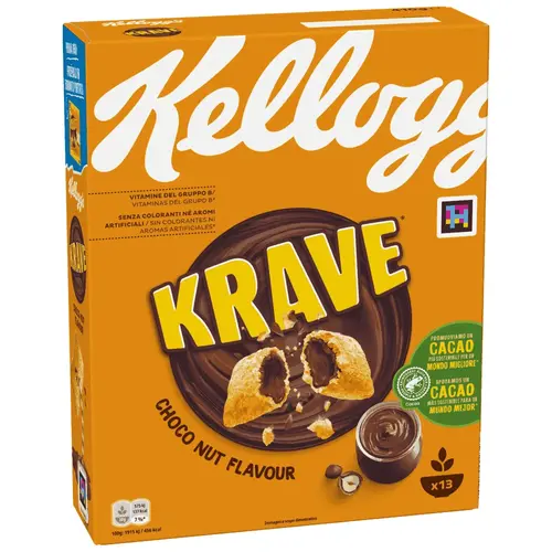 Kellogg's Krave Δημητριακά Choco Nut 410gr