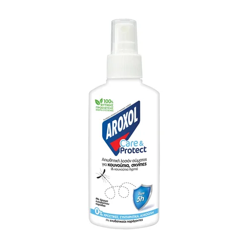 Aroxol Care&Protect Λοσιόν για Κουνουπιά & Σκνίπες 100ml