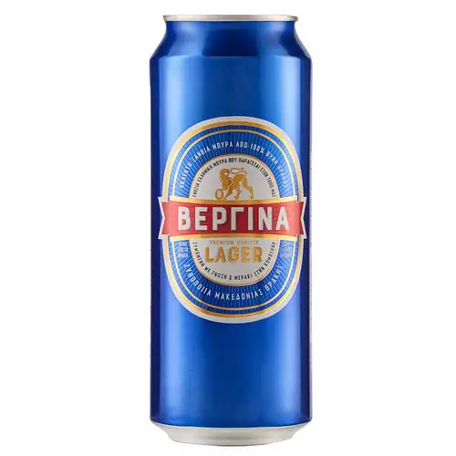 Βεργίνα Lager Κουτί Μπύρας 500ml