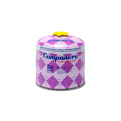 Companero Φιάλη Υgrαερίου με Βαλβίδα 500gr