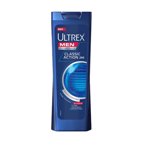 Ultrex Σαμπουάν Classic Action 2in1 360ml