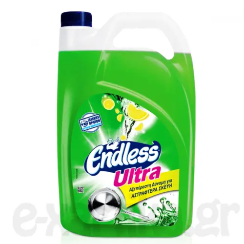 Endless Υγρό Πιάτων Λεμόνι 4ltr