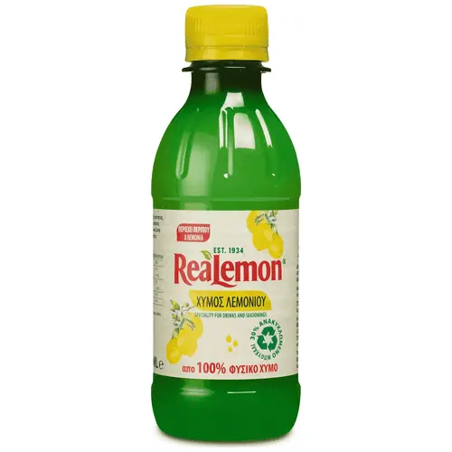 Real Lemon Χυμός Λεμονιού 250ml