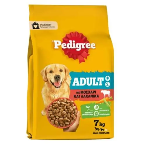 Pedigree Adult Τροφή Για Σκύλους Μοσχάρι & Λαχανικά 2.6kg