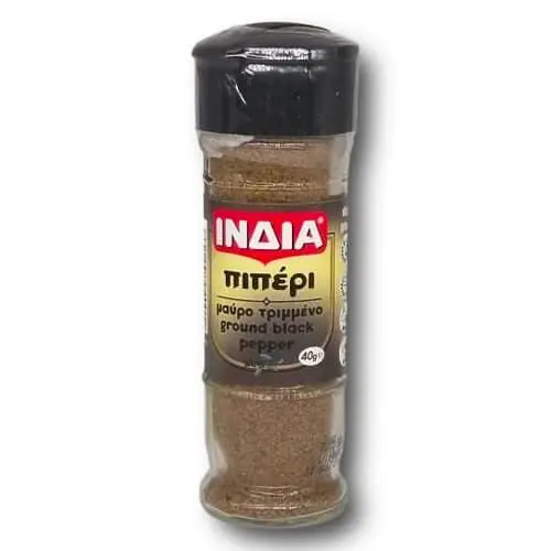 Ινδία Πιπέρι Μαύρο Τριμμένο 40gr